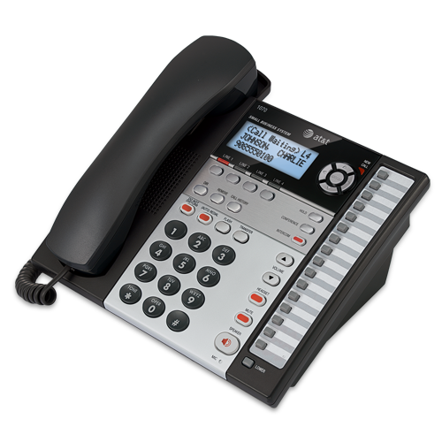 Corded 4 Line Telephone with Base Speakerphone, Caller ID/Call Waiting* and Expandable up to 16 Stations
