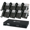 Syn248 Business Telephone System - System Bundle with (1) 4 Line Analog Gateway + (8) Desksets